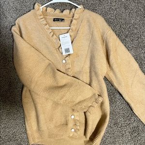NWT Beige Cardigan